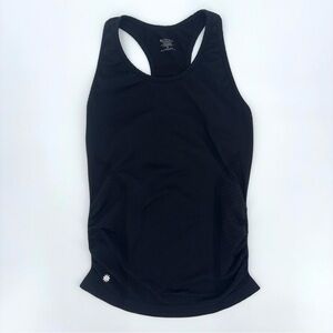 ⭐️ Athleta Racerback Tank Top Womens M, Cinched Sides Stretchy Workout Yoga Gym